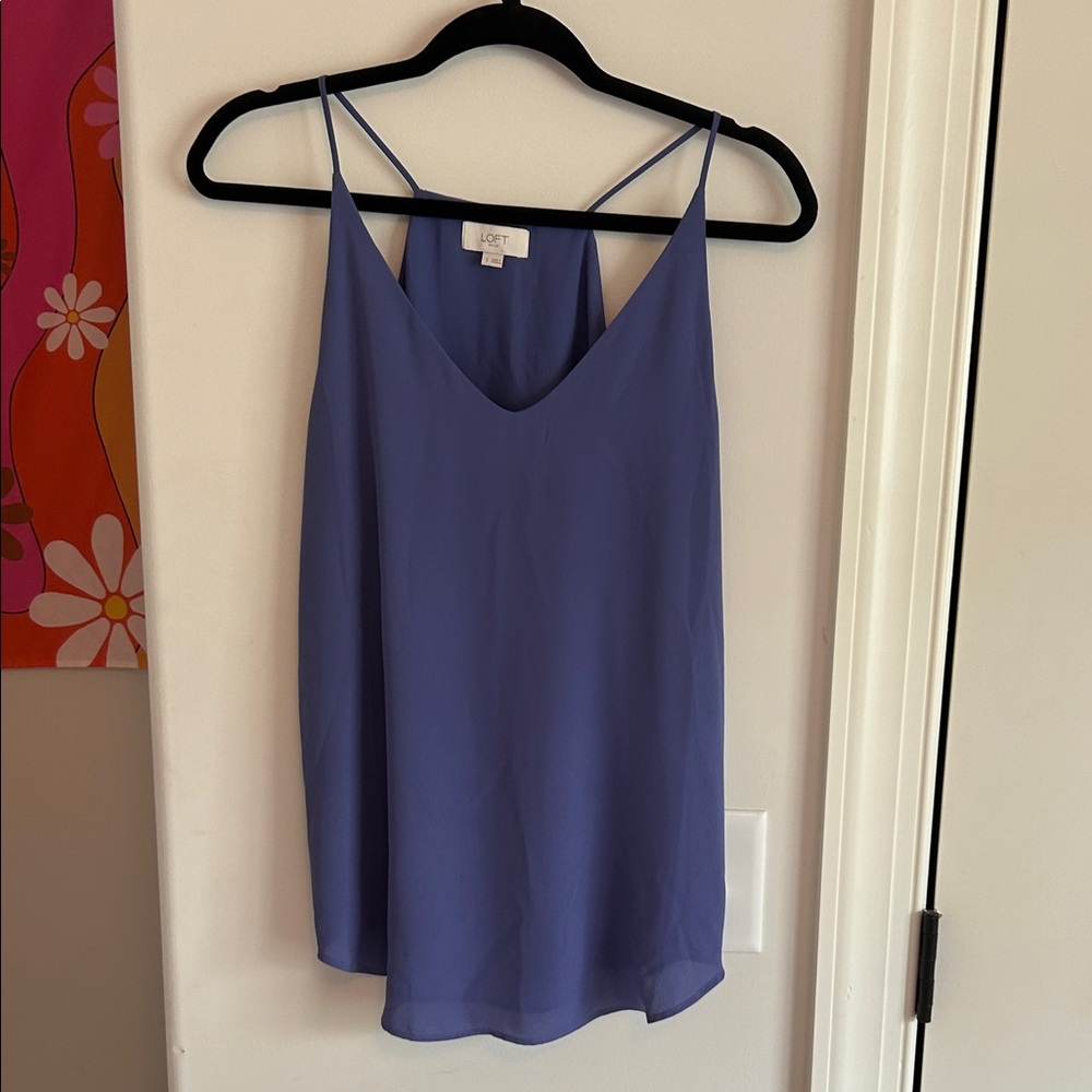 LOFT Women's Purple Tank Top